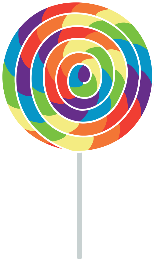 Taste The Rainbowlollipop By Angelkitty17 - Rainbow Lollipop Png (580x898)