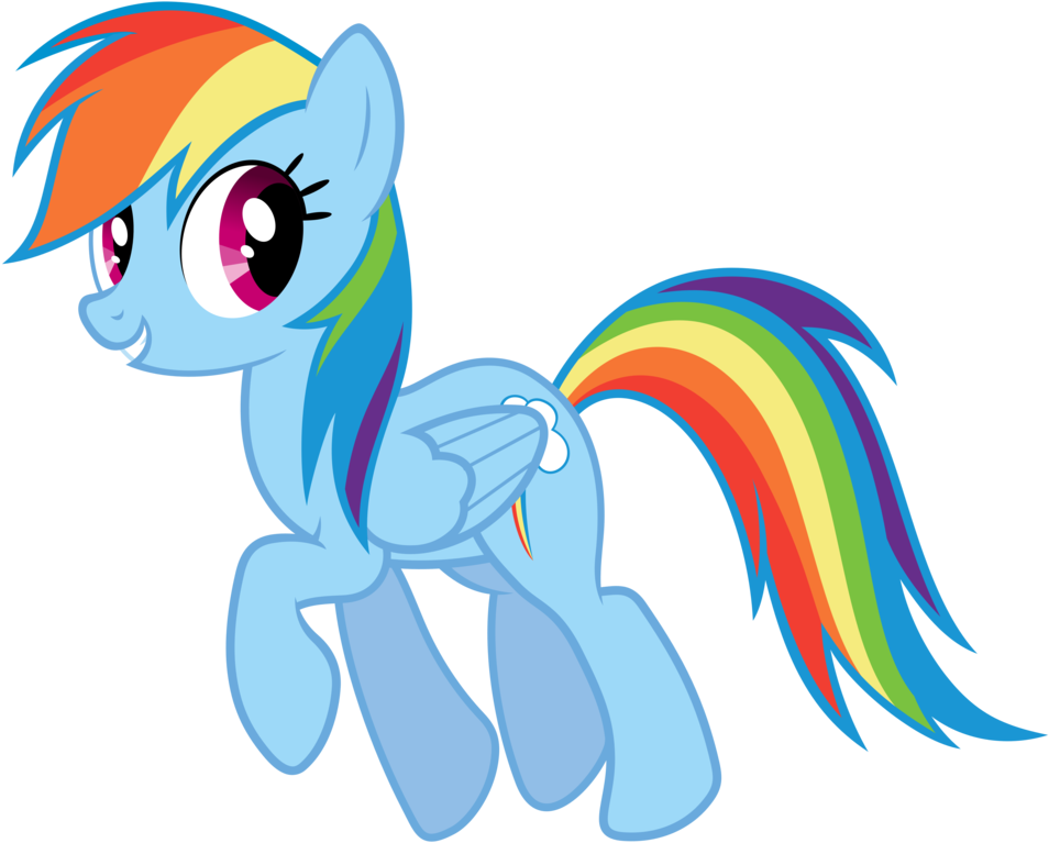 Rainbow Dash Vector - Friendship Is Magic Rainbow Dash (7000x6000)