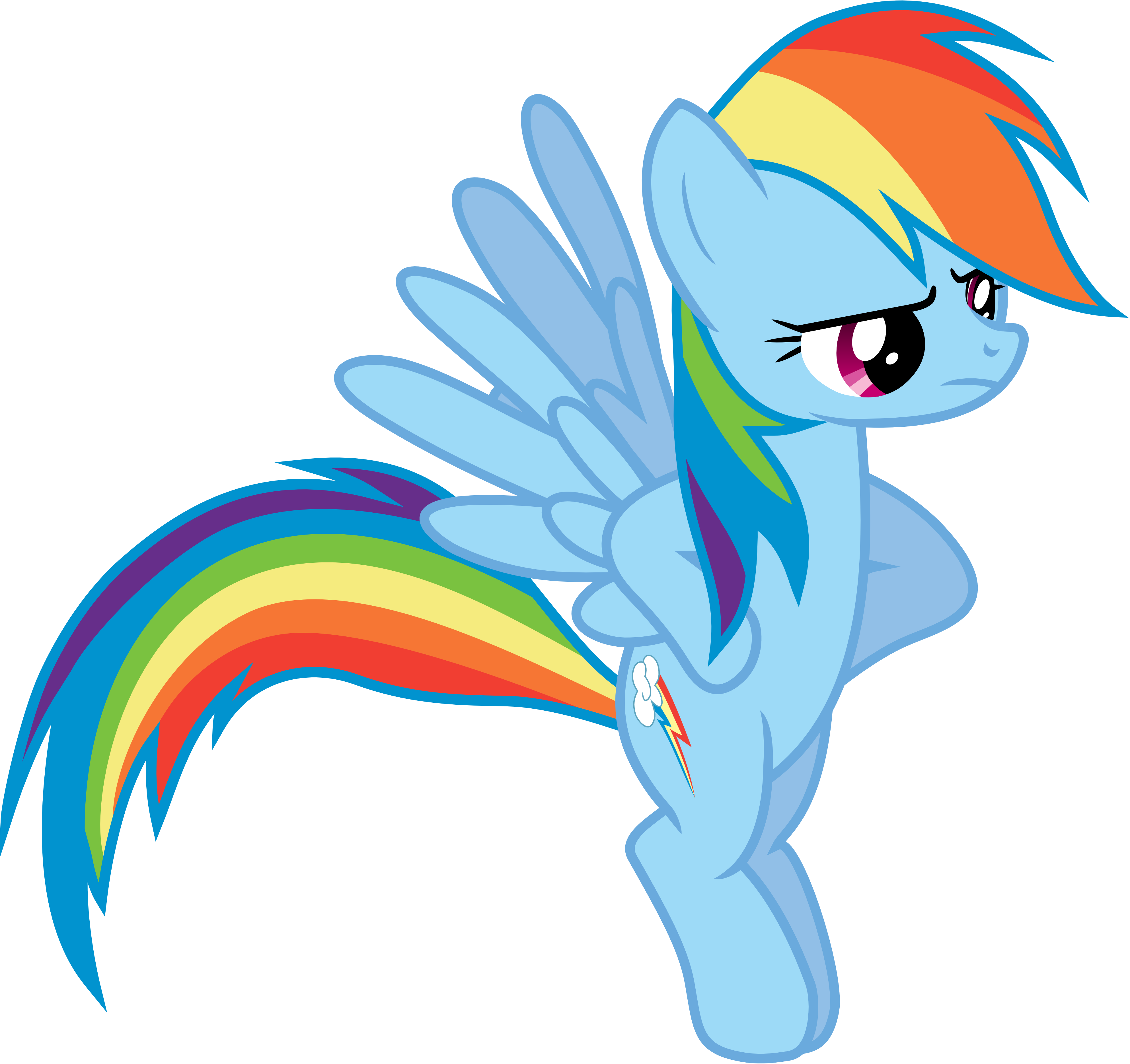 Angry Rainbow Dash By 90sigma Angry Rainbow Dash By - Mlp Rainbow Dash Angry (3970x3740)