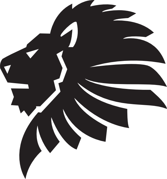 Lion Face Outline Cut Clip Art - Lion Wax Seal Stamp (552x594)
