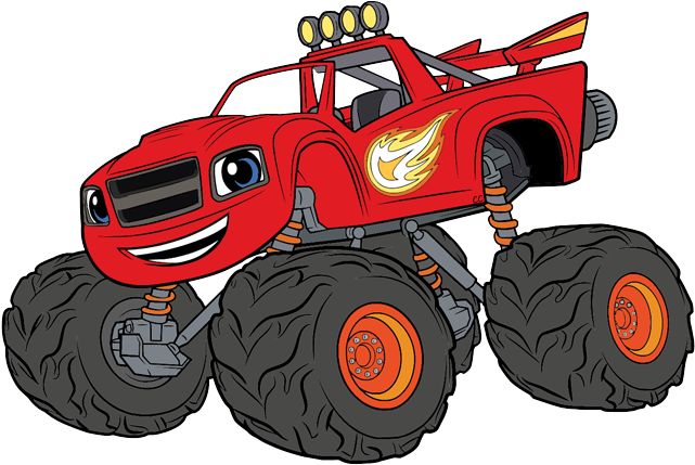 And Clipped By Cartoon Clipart - Blaze And The Monster Machines Clipart (647x430)