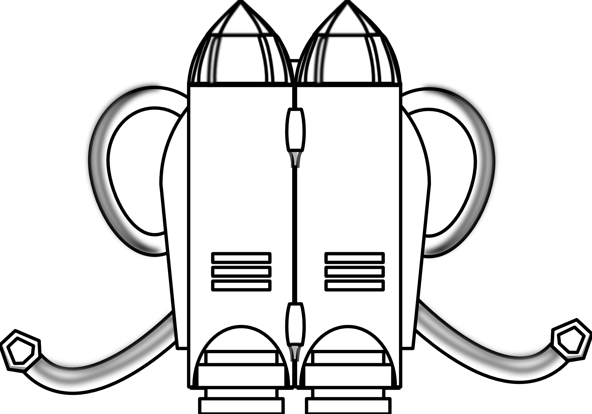 Private - Jet - Clipart - Jet Pack Clip Art (1969x1376)
