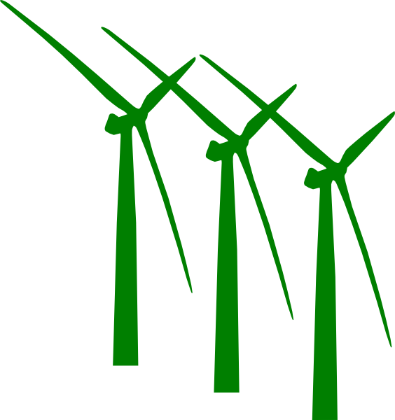 Wind Turbine Clip Art (564x600)