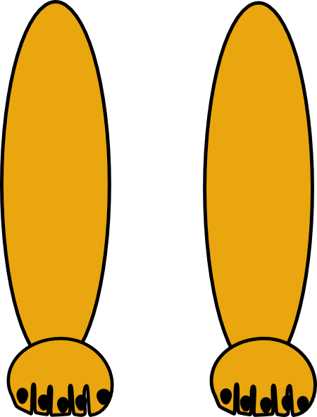 Lions Legs Clip Art - Animal Legs Clipart (450x593)