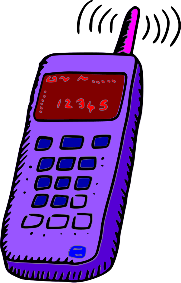 Mobile Phone Clipart Free Download Clip Art Free Clip - Old Cell Phone Clipart (600x938)