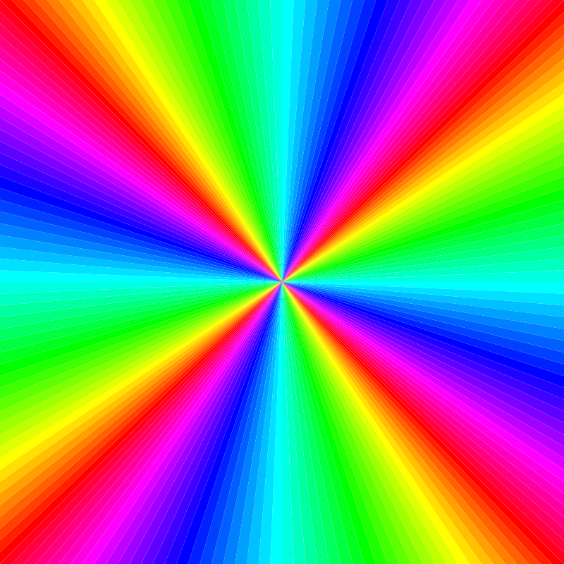 Rainbow Clipart Square - Rainbow Colors (800x800)