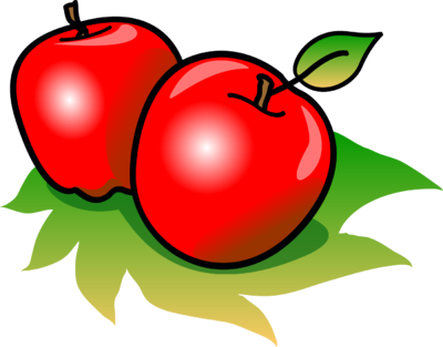 Nice Food Images Clip Art Junk Food Clipart Black And - Apples Clipart (640x480)