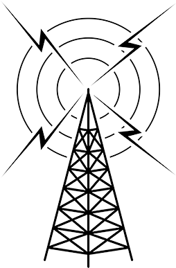 Radio Tower Clip Art - Radio Tower Clipart (400x400)