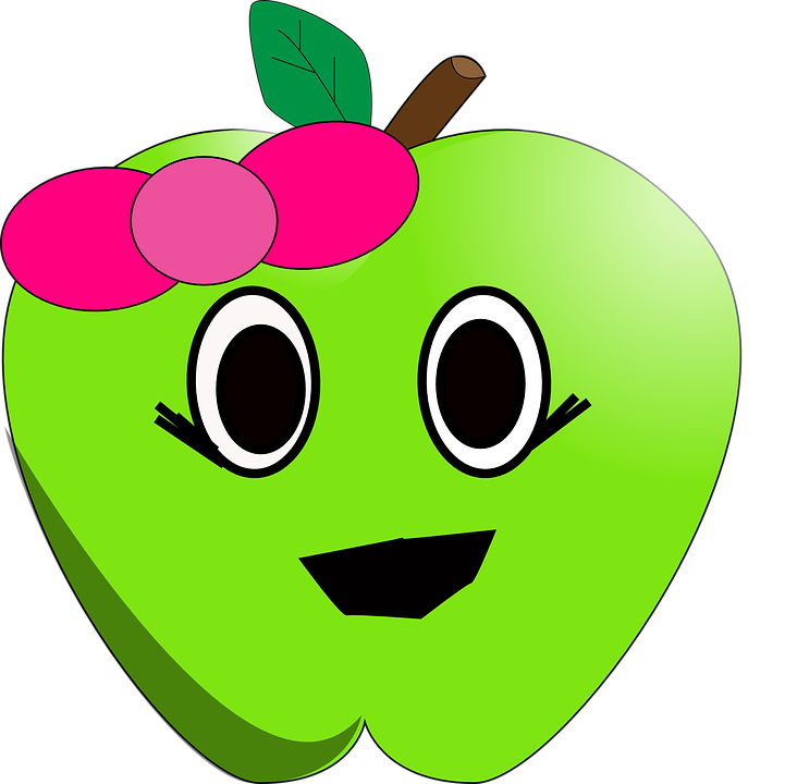 Clip Arts Related To - Cute Apple Clipart (732x720)