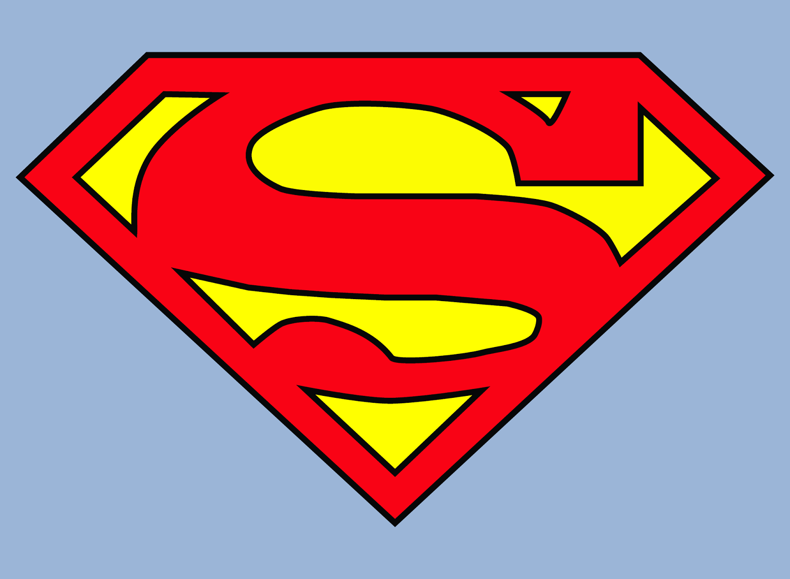 Superman Logo Clipart - Superman Logo (1600x1173)