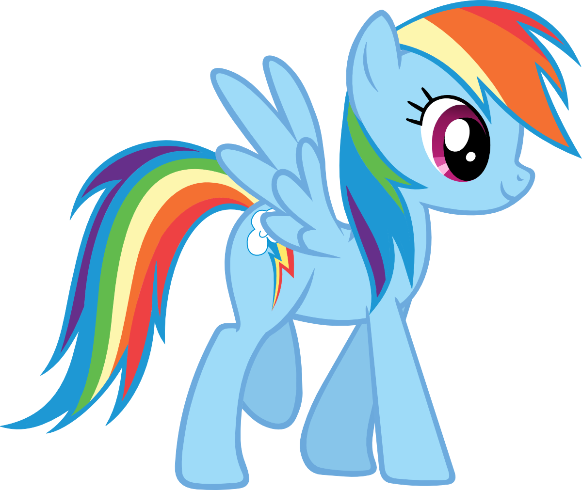 Profile Rainbow Dash By Evilturnover - Friendship Is Magic Rainbow Dash (1200x1011)
