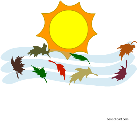 Free Sun And Wind Png Clipart Image - Clip Art (450x450)