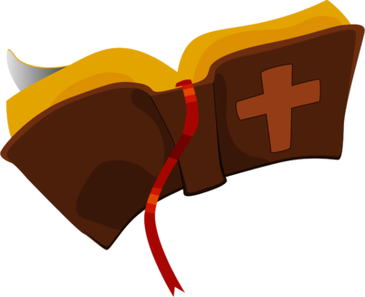 Buy This Image For $5 - Open Bible Clip Art (400x326)