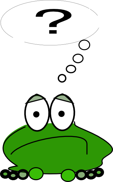 Frog With Question Mark (366x590)