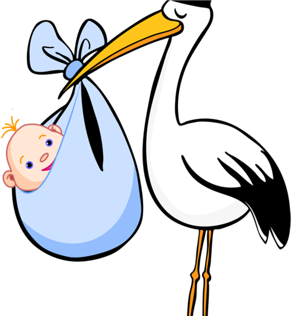 Stork Clipart Free Clip Art For Birth Announcements - Stork Clipart (1024x1024)