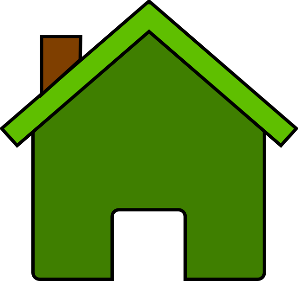 Green House Clipart (600x565)
