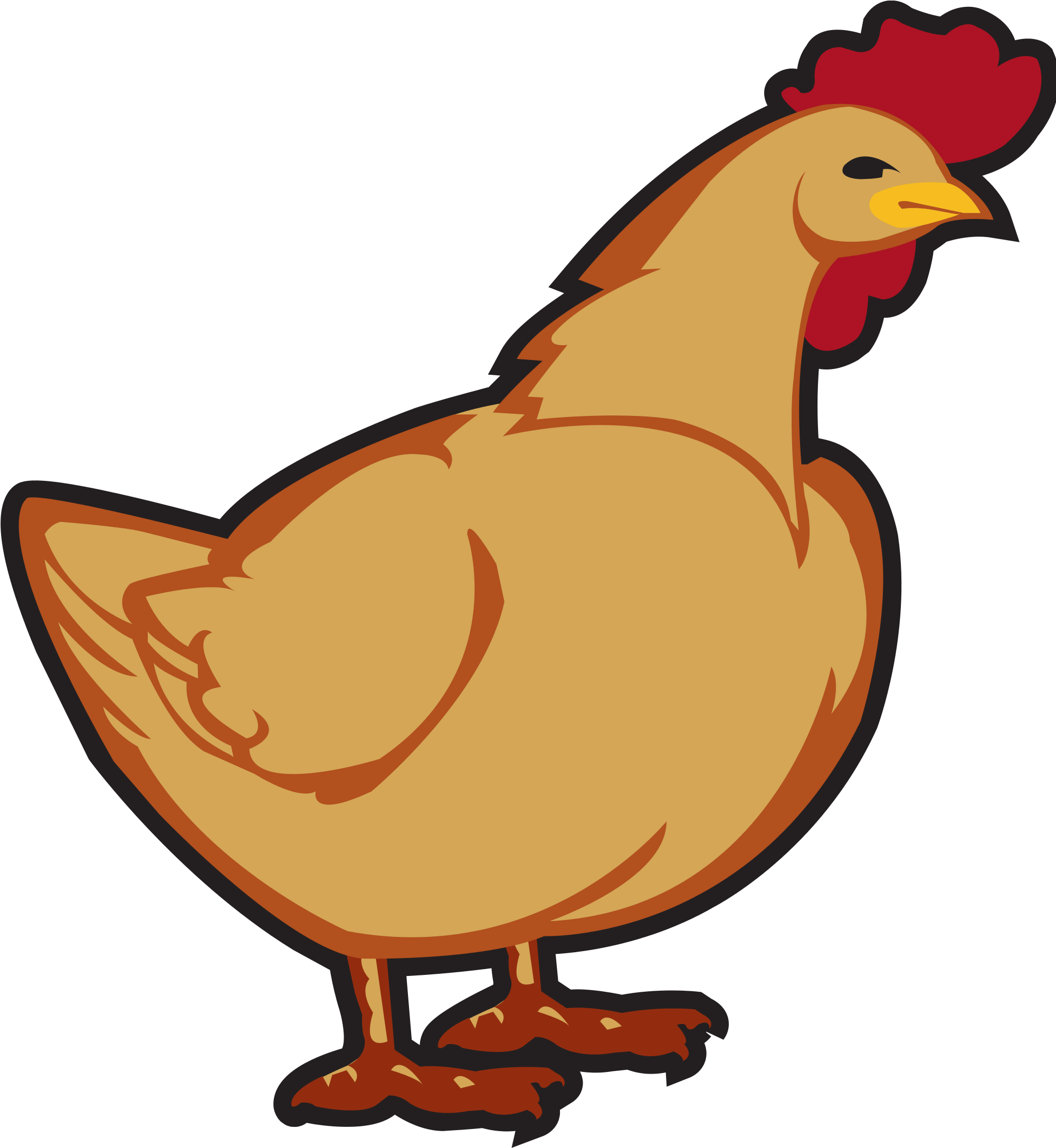 Chicken Clip Art Pictures Free Clipart Images - Chicken Clipart Png (2000x2192)