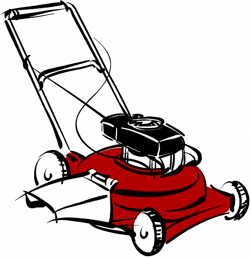 Peoria Youth Learn Jobs Skills In Lawn Care Program - Clip Art Lawn Mower (800x825)