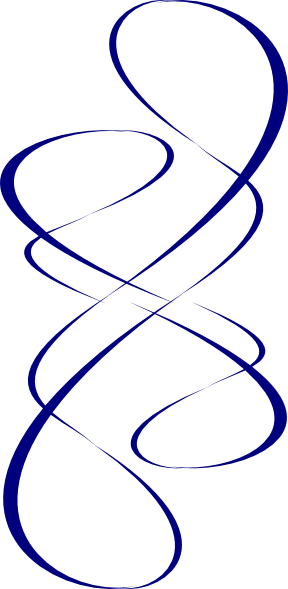 Blue Swirls Png (288x589)