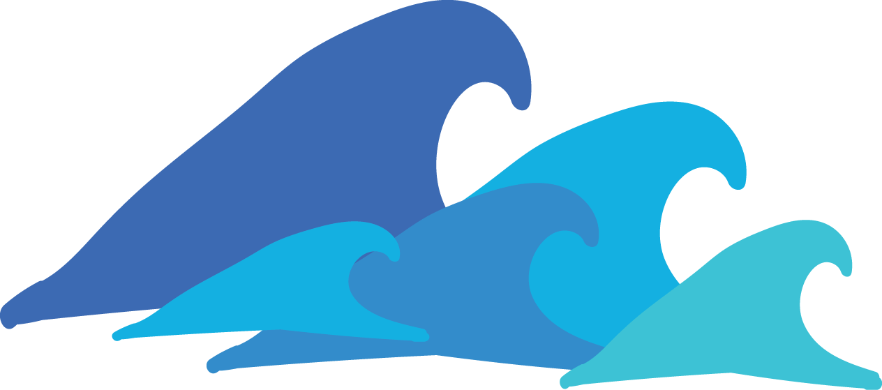 Wind Wave Wave Vector Desktop Wallpaper Clip Art - Wave Png (1264x559)