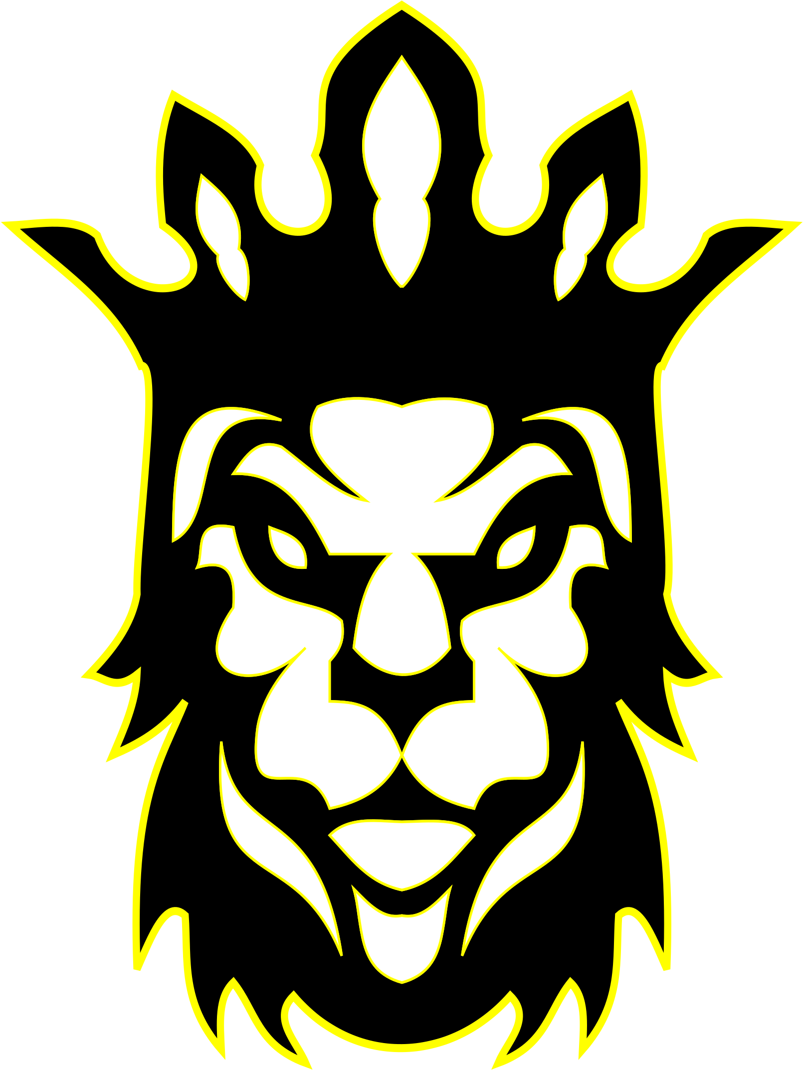 Lion As A King - King .png (1697x2400)