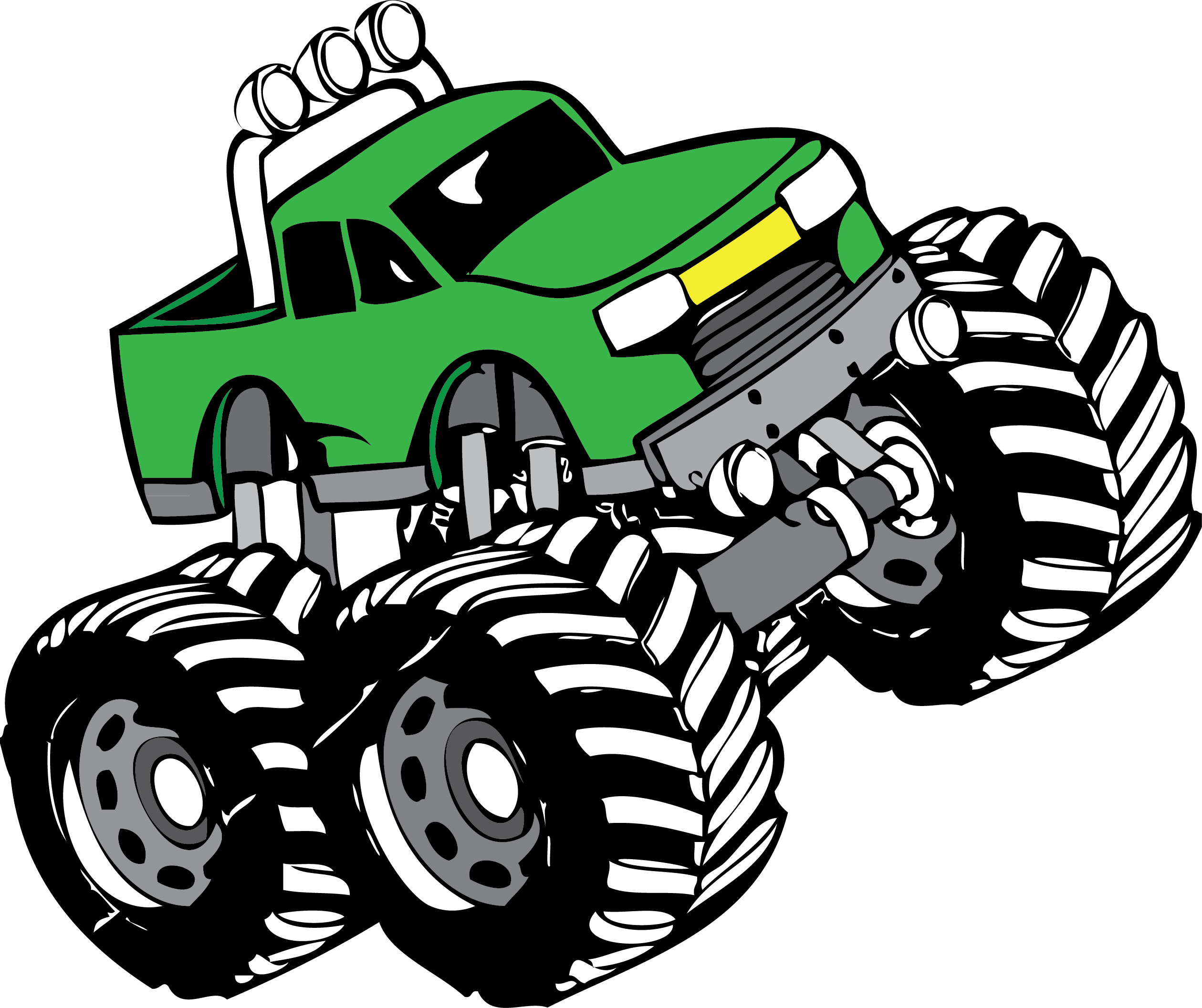 Monster Truck Clip Art - Monster Truck Clip Art Free (2519x2113)