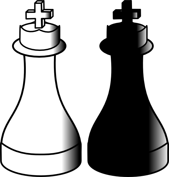 Chess Pieces Clip Art At Clker - Chess Pieces Clip Art (570x595)