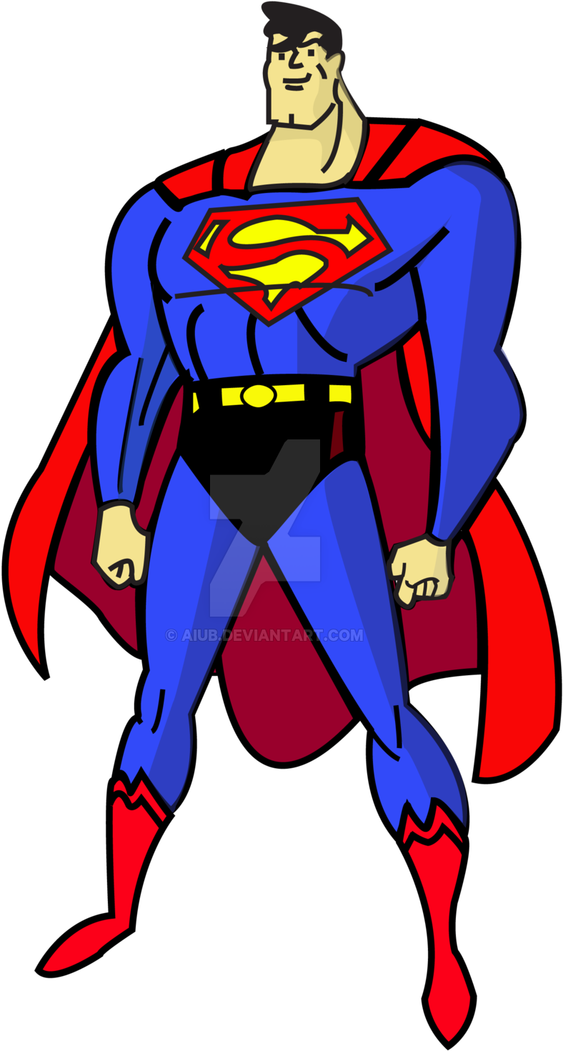 Superman By Aiub On Deviantart - Kindergarten (900x1487)
