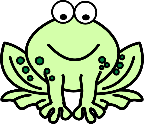 Animated Frog - Frog Clipart Transparent (600x516)