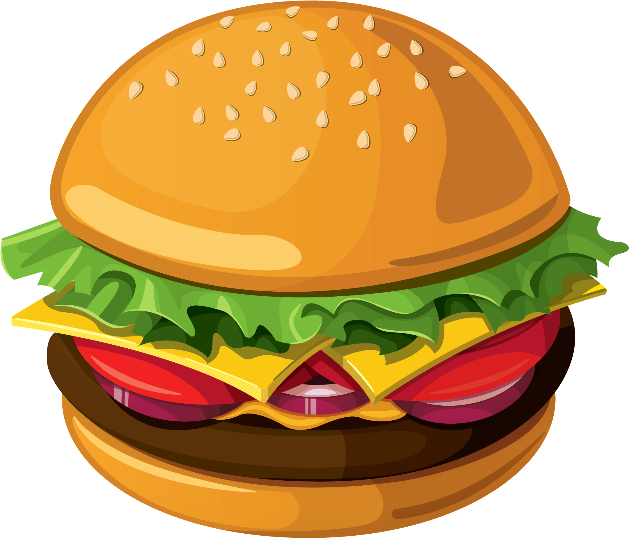 Hamburger Png Vector Picture - Hamburger Clipart Png (2238x1957)