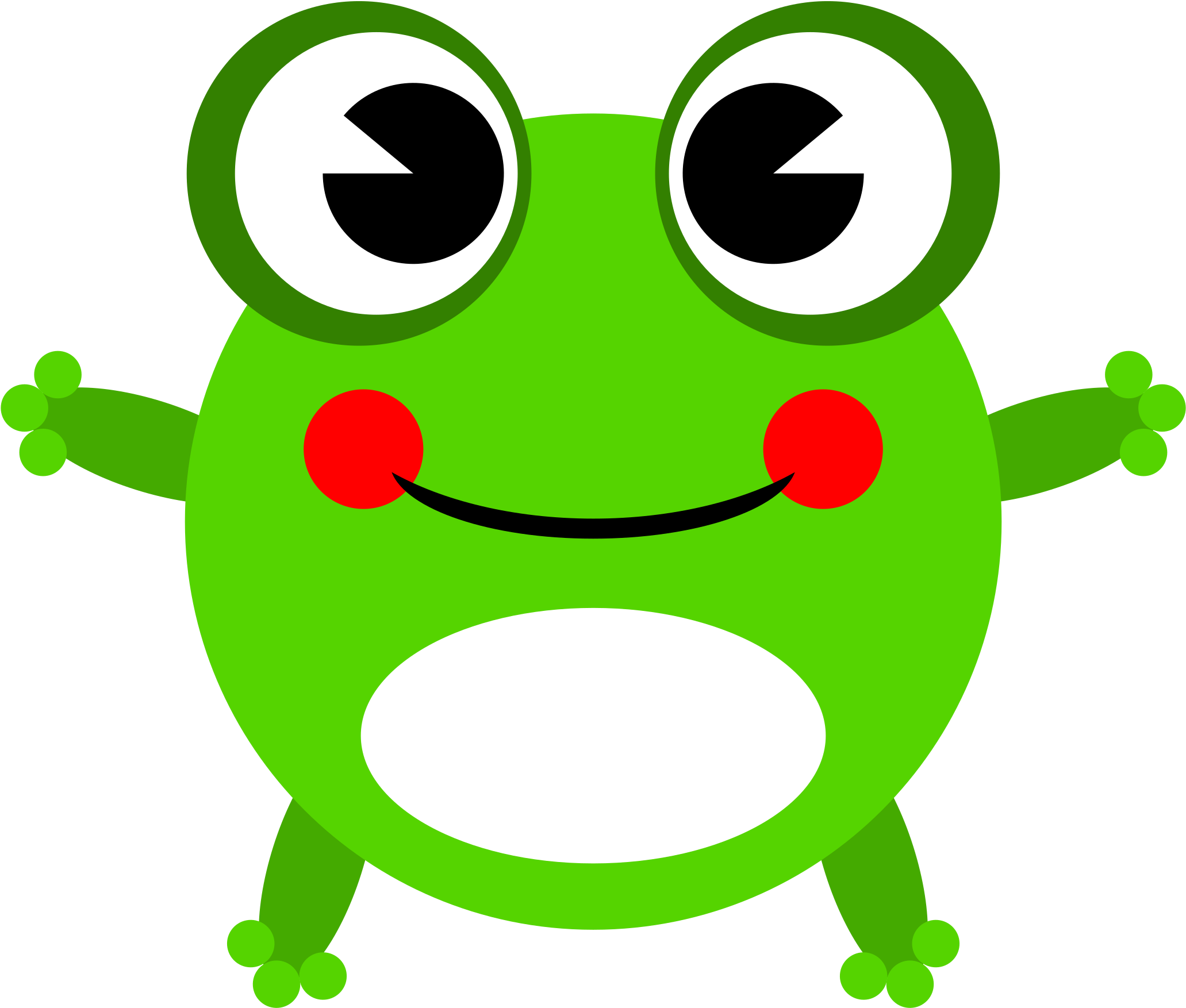 Cute Baby Frog Png - Birthday Card Online Free Printable (2400x3394)