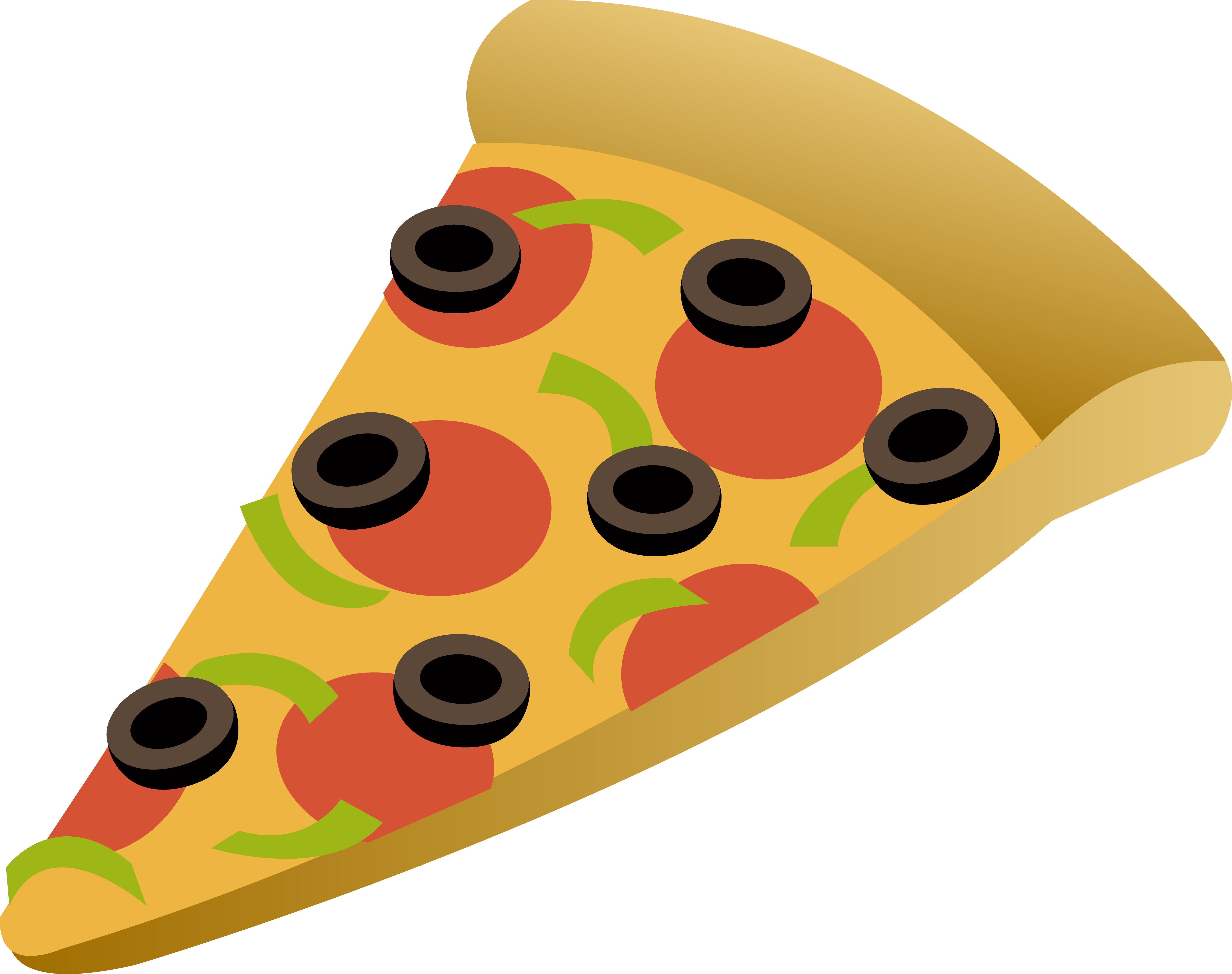 Animated - Slice Of Pizza Cartoon (5307x4197)