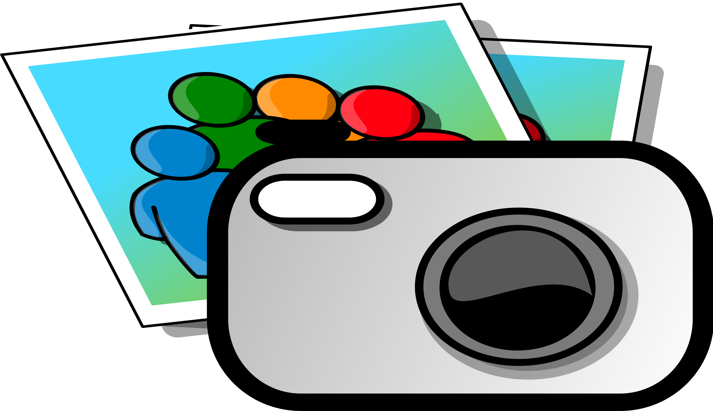 Free Vector Photo Camera Clip Art - Camera Clip Art (2400x1392)