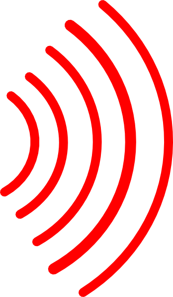 Radio Waves Clipart (348x595)