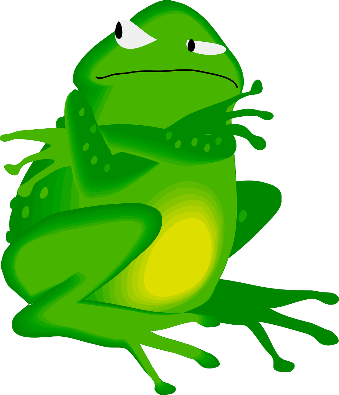 Angry Frog Cliparts - I M Getting The Last Word (1097x1280)