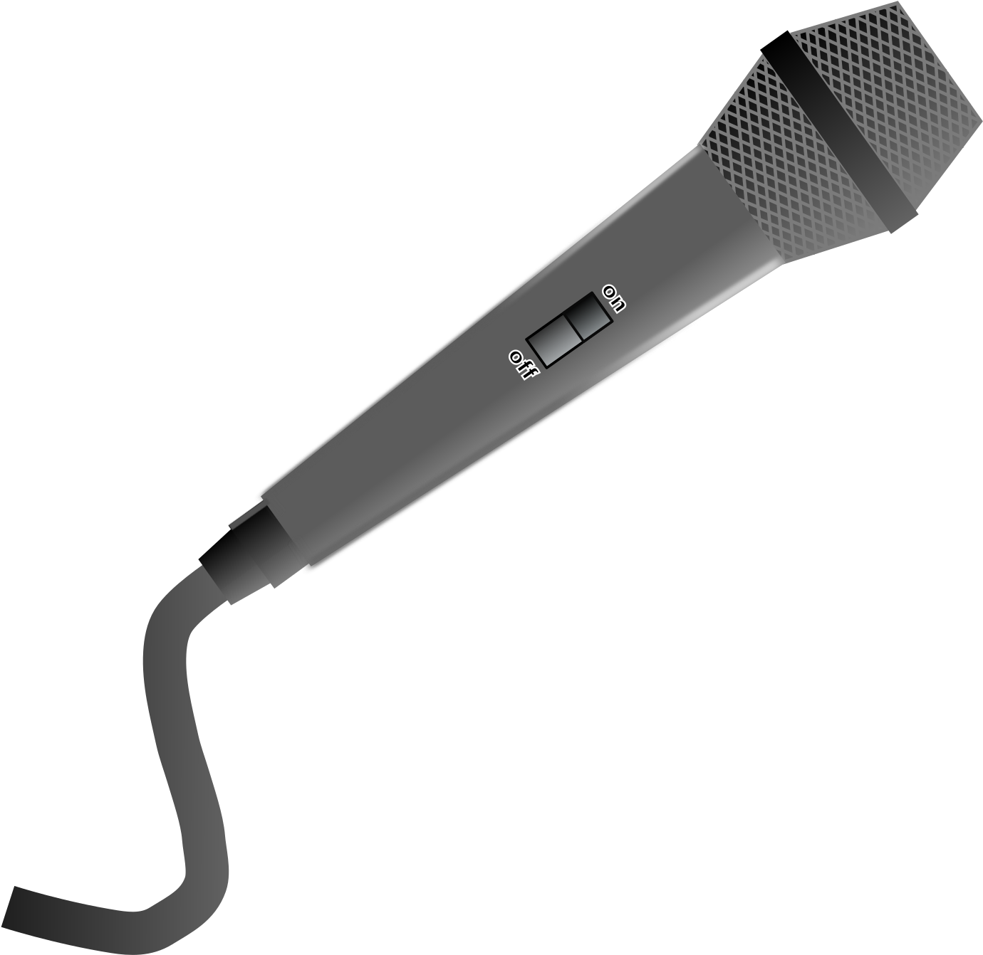 Microphone Clipart 3 Image - Microphone Clip Art (970x750)