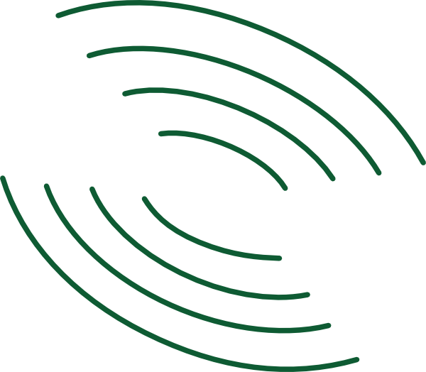 Radio Waves Green Tilt Clip Art - Radio Wave Png Clipart (600x524)