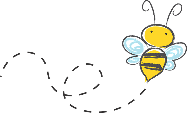 Bee Cartoon Bumble Honey Icon Buzz Sketch - Clip Art Transparent Background Bumble Bee (640x388)