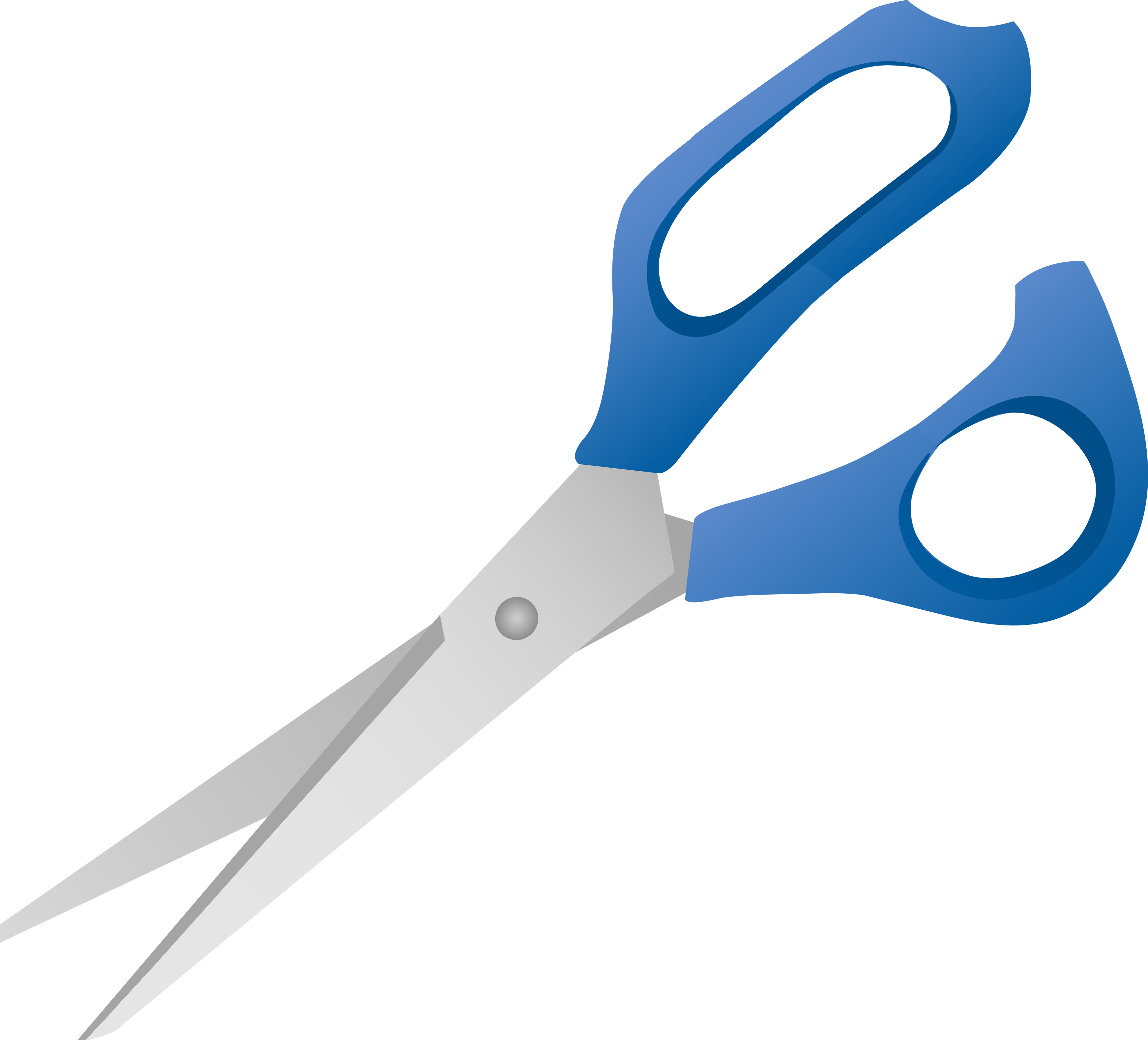 Scissors For Office Or School Home Free Clip Art - Scissors Clip Art (3500x3171)