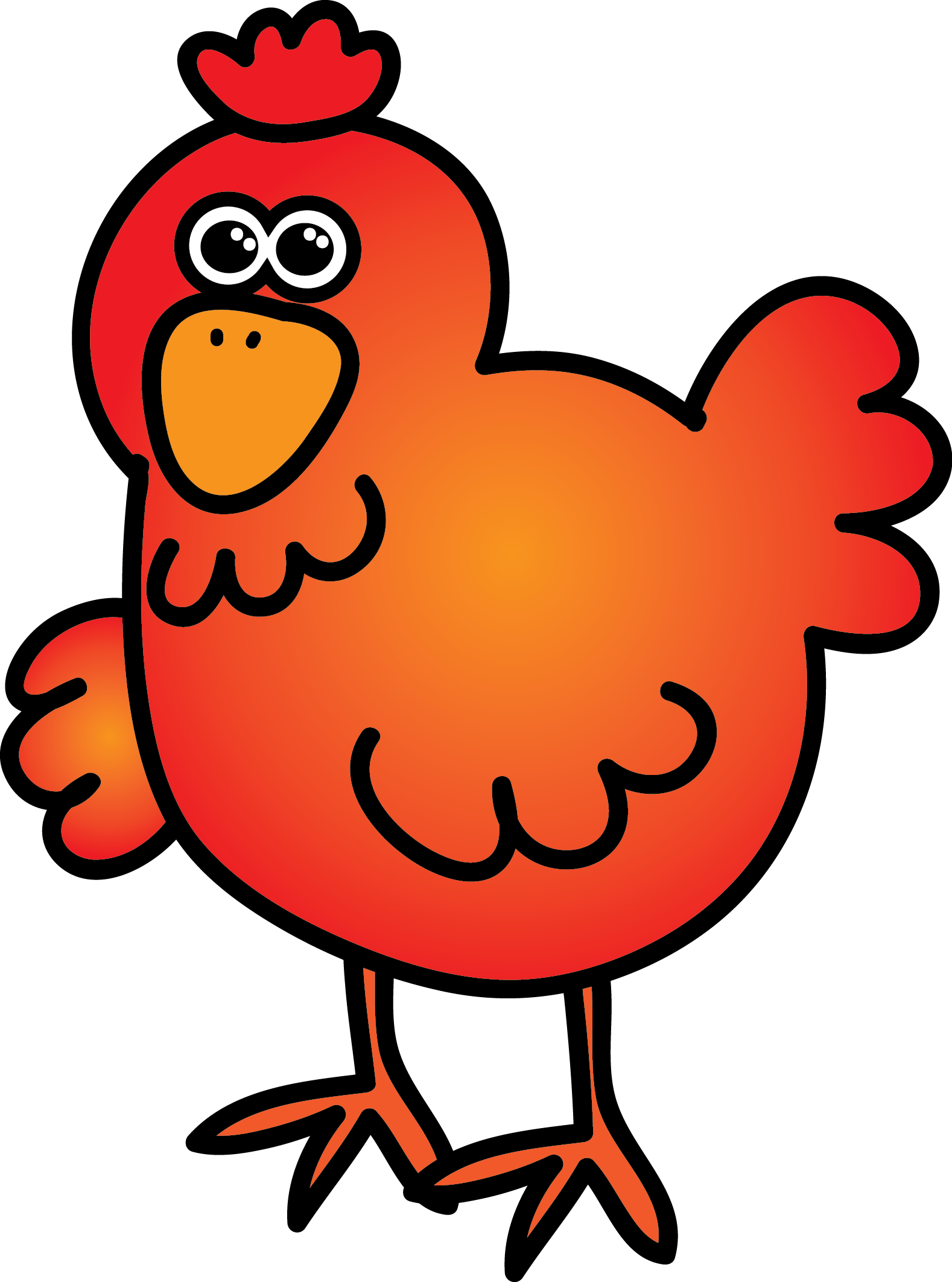 Little Red Hen Clip Art Many Interesting Cliparts - Little Red Hen Clipart (1578x2124)