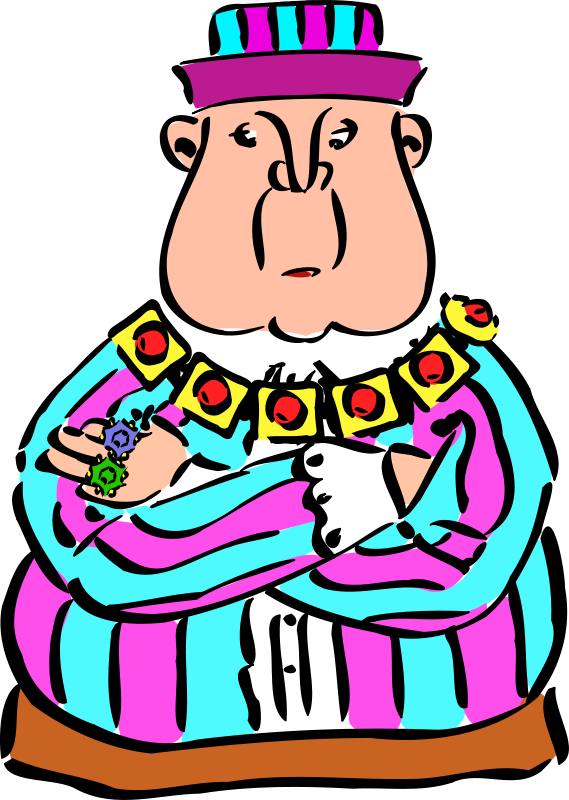 Get Notified Of Exclusive Freebies - Evil King Clipart Png (569x800)