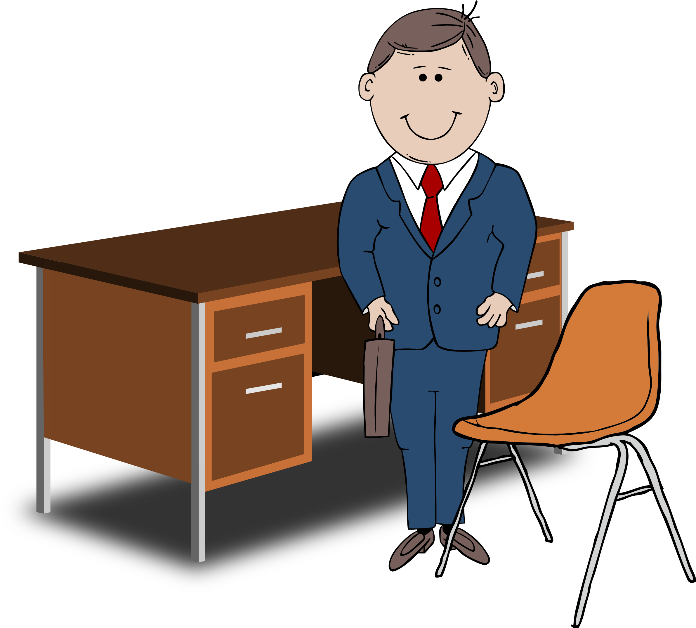 Desk Clipart Free Clipart Images Clipartwork - Jobs Spanish 