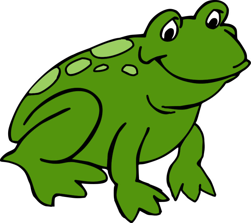 Free Frog Clipart - Frog Clipart (800x710)