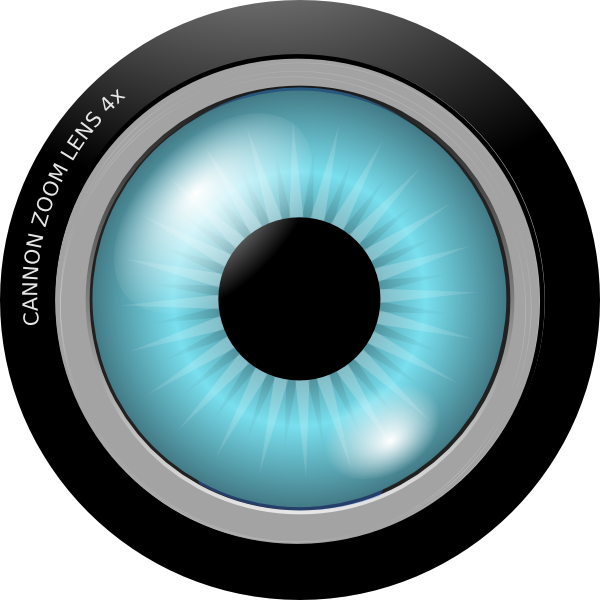 Eye Lens Clip Art At Clker - Eye Lens Clip Art (600x600)