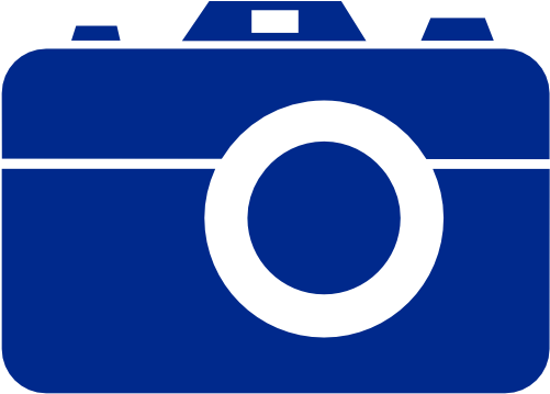 Clipart Of Camera - Blue Camera Vector Png (600x600)