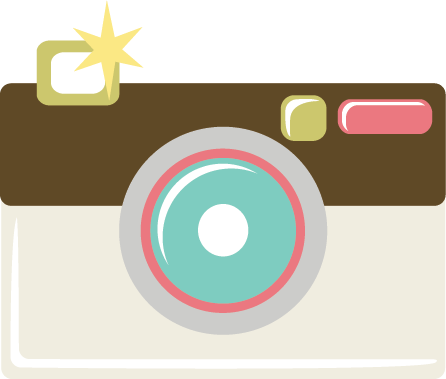 Camera Clipart Cute Camera - Transparent Background Camera Clipart (446x379)