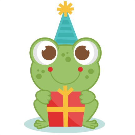 Graphics For Cute Birthday Clip Art Graphics - Birthday Frog (432x432)