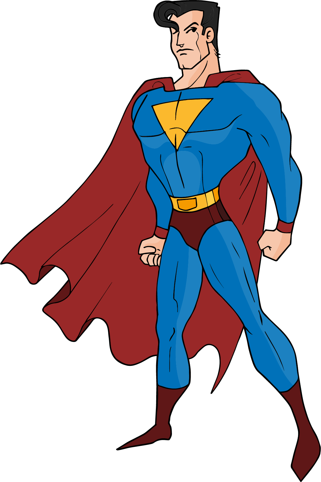 Superman Images Facts About Only Clip Art - Princess And Superheros (1118x1677)