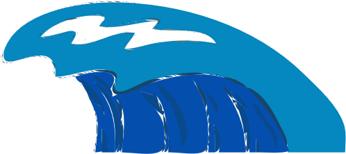 Wind Wave Tide Dispersion Clip Art - Wave Clip Art No Background (516x596)