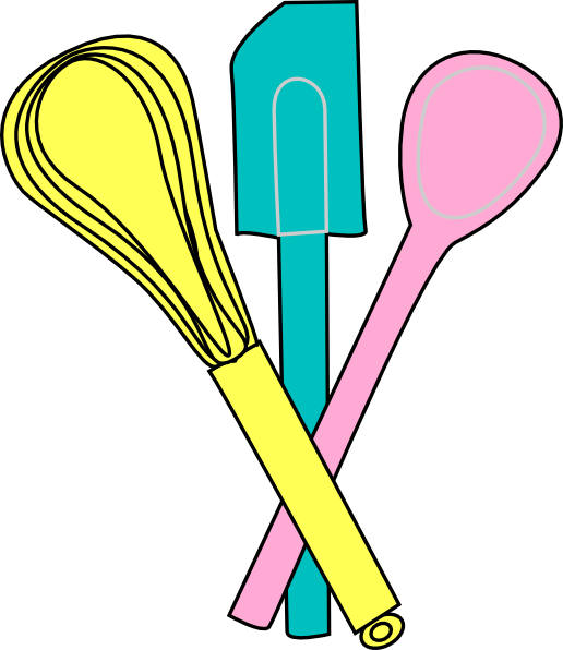 Baking Utensils Clip Art At Vector Clip Art - Baking Utensils Clipart (516x596)